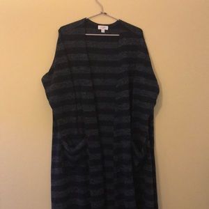 Lovely Blue and Gray Sarah LuLaRoe XL